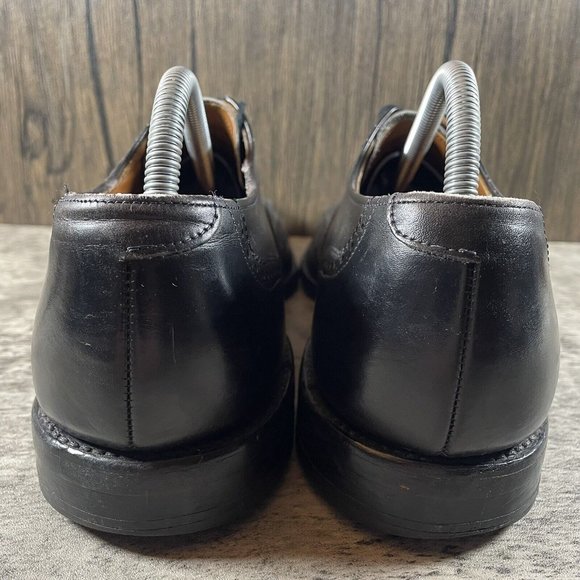 Allen Edmonds Chester Black Oxfords Dress Shoes Mens Size 10 - Picture 5 of 9